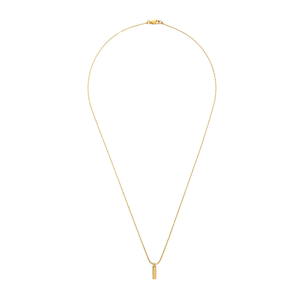 Snake Bone Tag Chain
