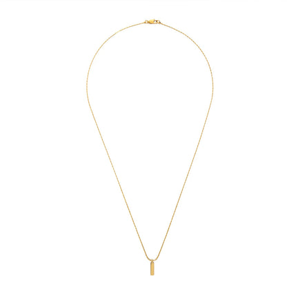 Snake Bone Tag Chain
